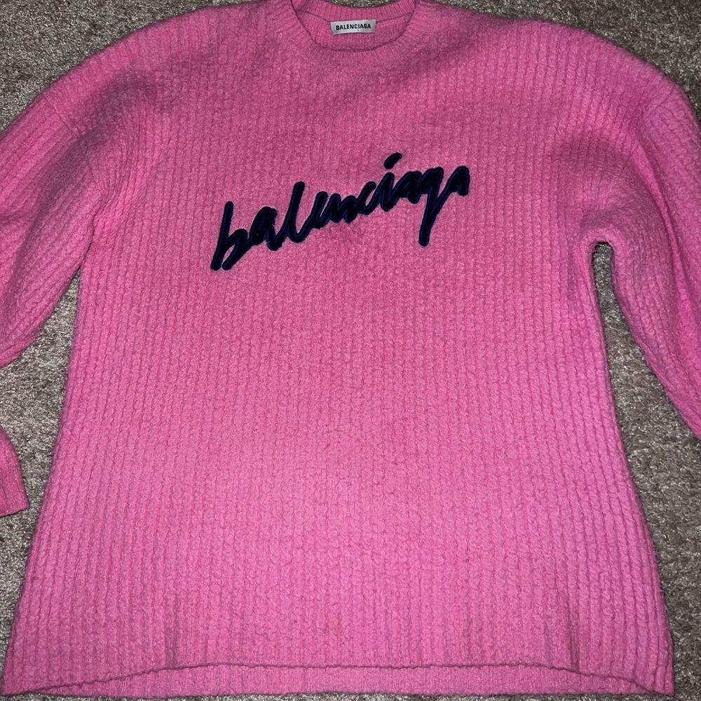 Balenciaga logo sweater